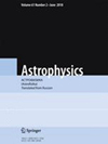 ASTROPHYSICS杂志封面