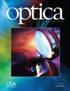 Optica杂志封面