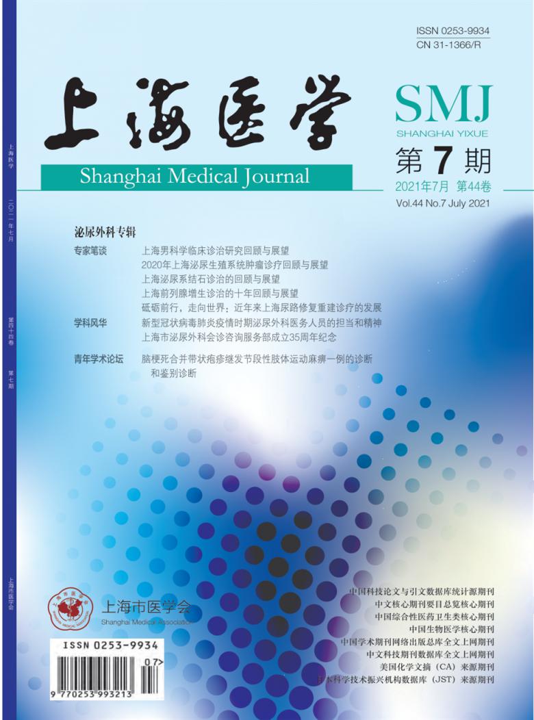 上海医学封面