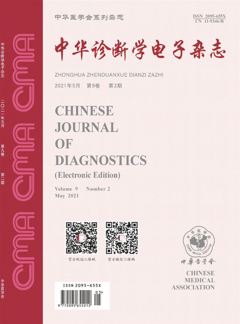 中华诊断学电子杂志封面