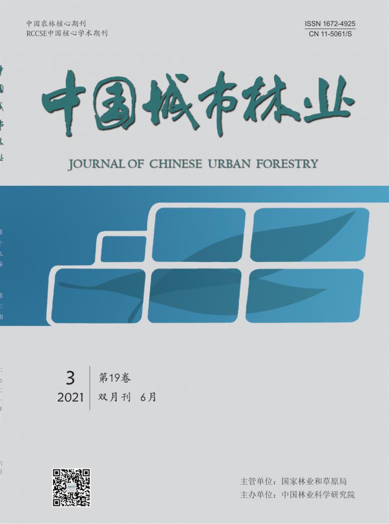 中国城市林业杂志封面