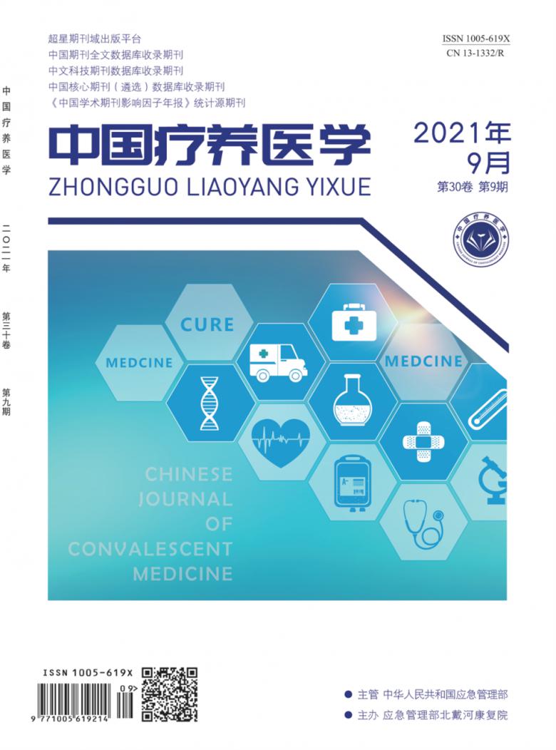 中国疗养医学封面