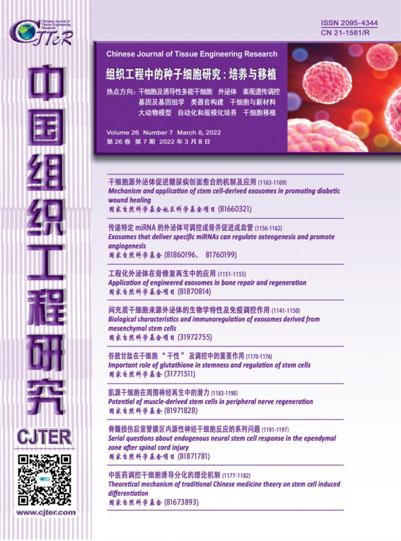 中国组织工程研究杂志封面