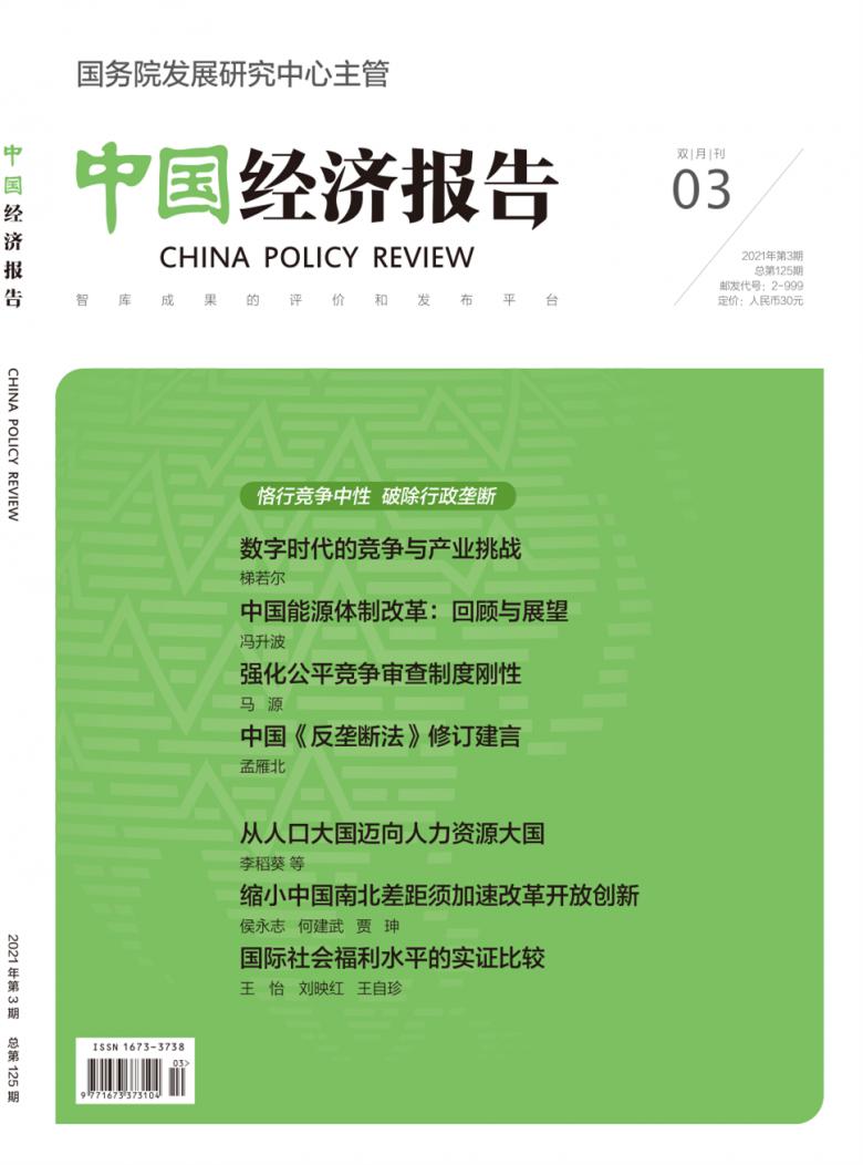 中国经济报告杂志封面
