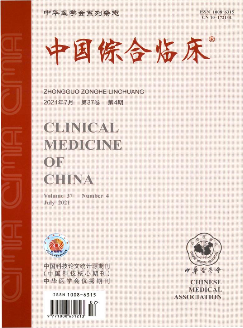 中国综合临床杂志封面