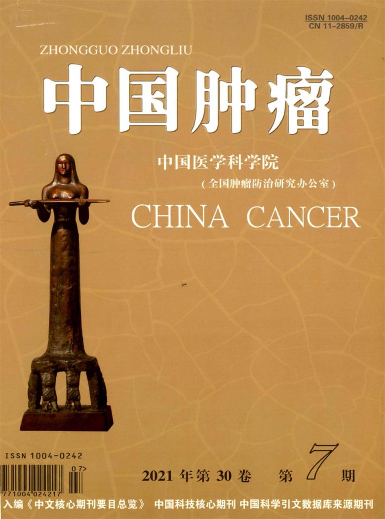 中国肿瘤杂志封面