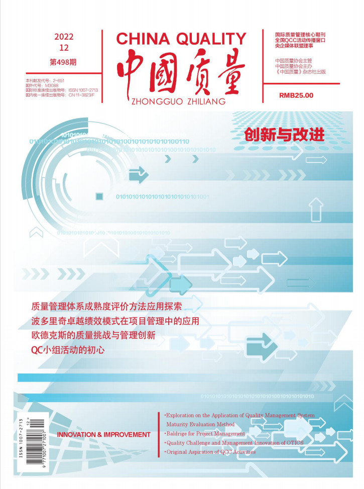 中国质量杂志封面