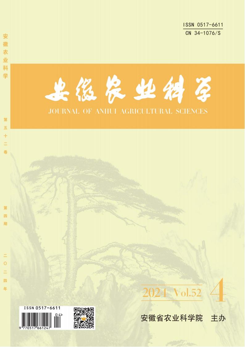 安徽农业科学封面