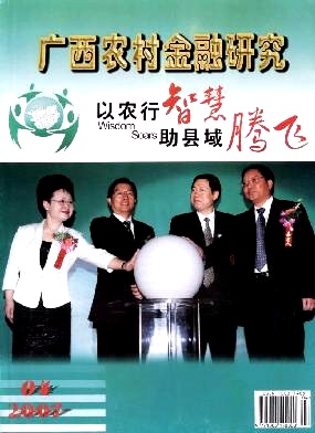 广西农村金融研究封面