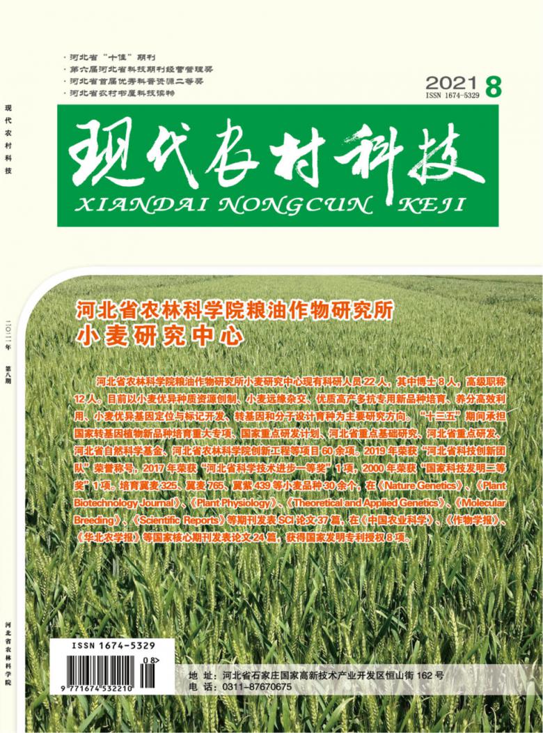 现代农村科技杂志封面