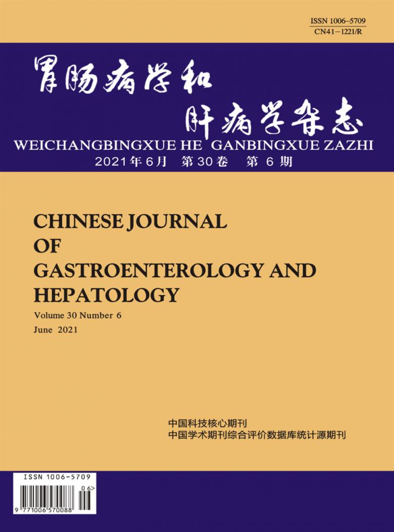 胃肠病学和肝病学杂志封面