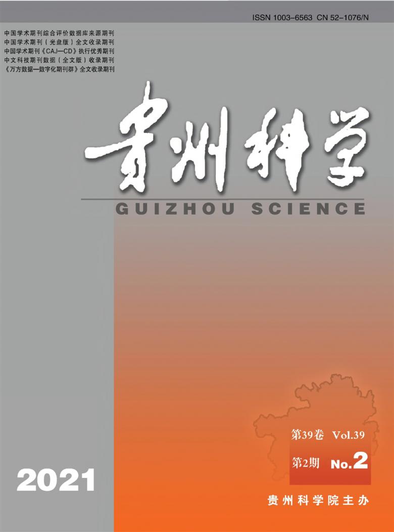 贵州科学封面